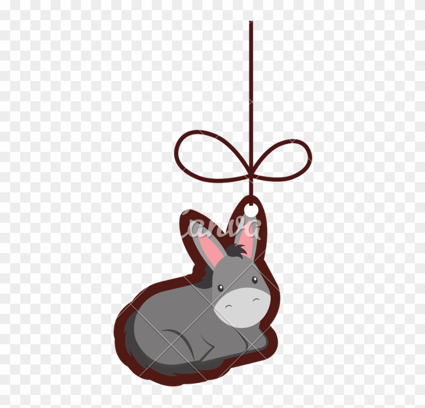 Hanging Donkey Mobdecorationile - Hanging Donkey Mobdecorationile #1587372