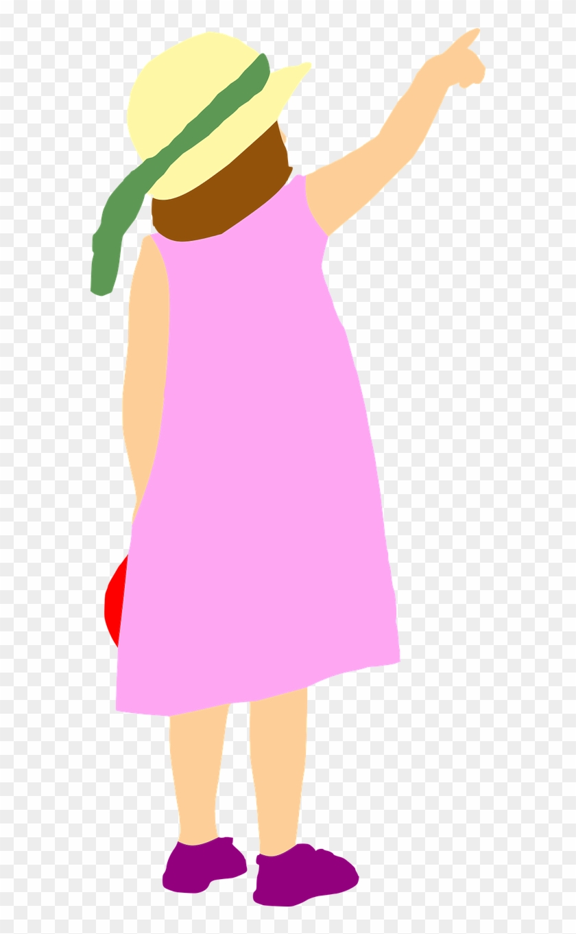 Little Girl Dress Clip Art #1587516