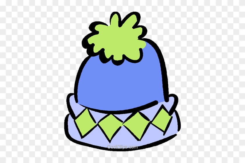 Winter Hat Royalty Free Vector Clip Art Illustration - Winter Hat Royalty Free Vector Clip Art Illustration #1587585