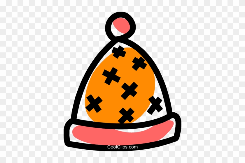 Winter Hat Royalty Free Vector Clip Art Illustration - Winter Hat Royalty Free Vector Clip Art Illustration #1587596