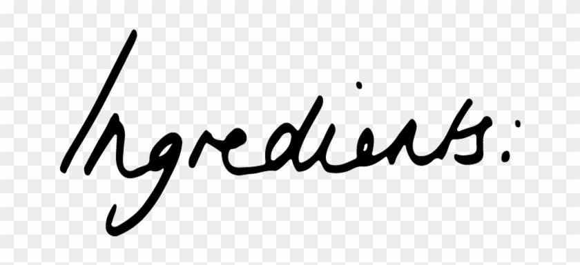 Ingredients Final - Ingredients Final #1587701