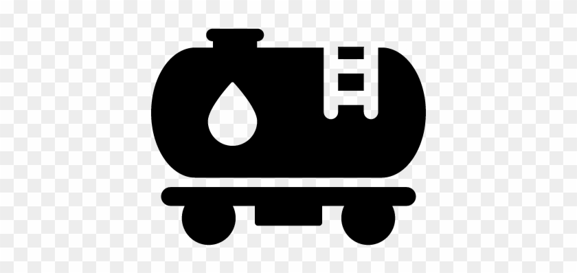 Train Tank Wagon Vector - Train Tank Wagon Vector #1587800