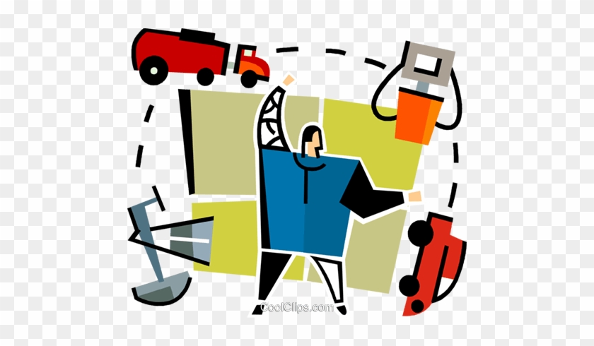 Petroleum Industry Royalty Free Vector Clip Art Classic - Petroleum Industry Royalty Free Vector Clip Art Classic #1587802
