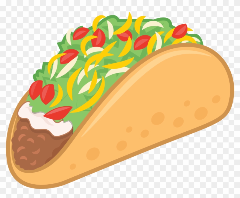 Taco Mexican Food Taco Emoji Vector Illustration - Taco Mexican Food Taco Emoji Vector Illustration #1588148