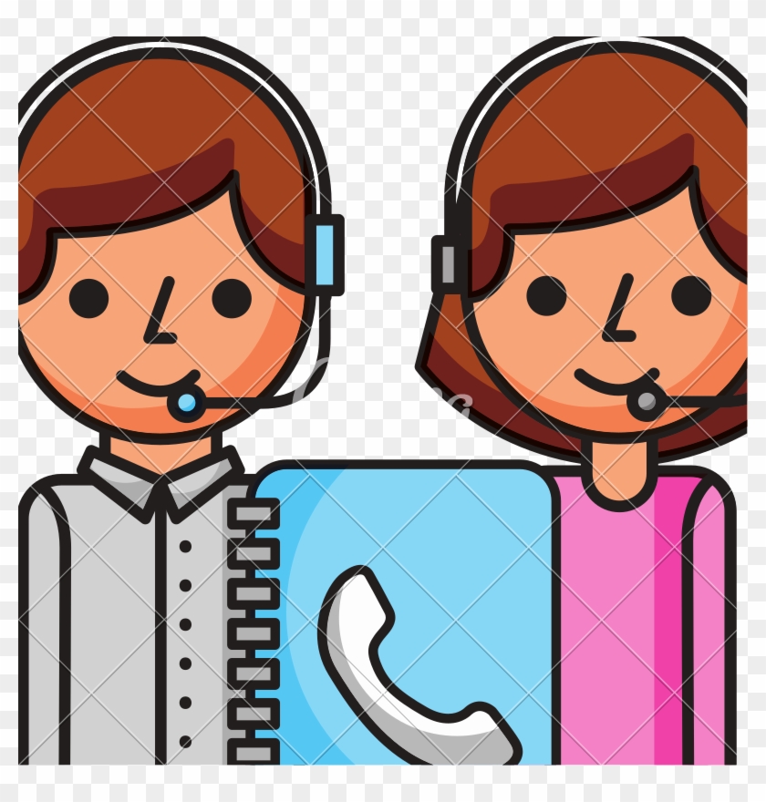 People Staff Working Address Book Customer Service - People Staff Working Address Book Customer Service #1588195