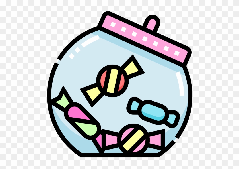 Candy Jar Free Icon - Candy Jar Free Icon #1588253