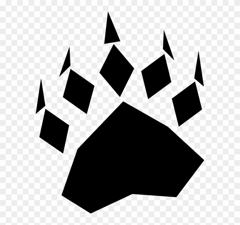 Oso Bear Paw Logo - Oso Bear Paw Logo #1588340