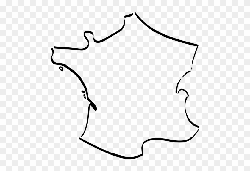 Map Of France Vector Graphics Public Domain Vectors - Map Of France Vector Graphics Public Domain Vectors #1588356