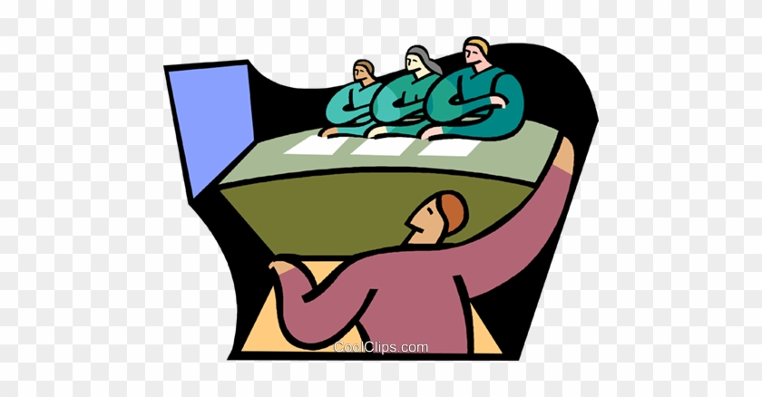 Business Presentation Royalty Free Vector Clip Art - Business Presentation Royalty Free Vector Clip Art #1588422