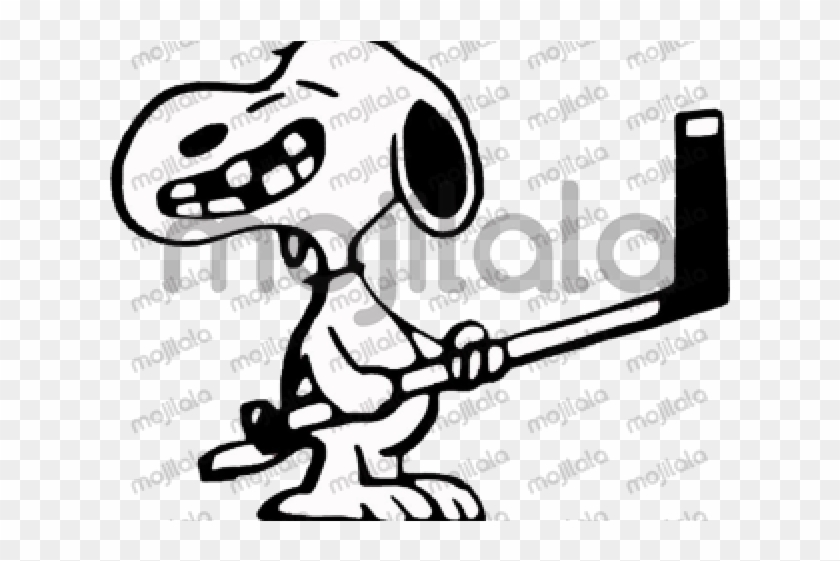 Snoopy Clipart Hockey - Snoopy Clipart Hockey #1588457