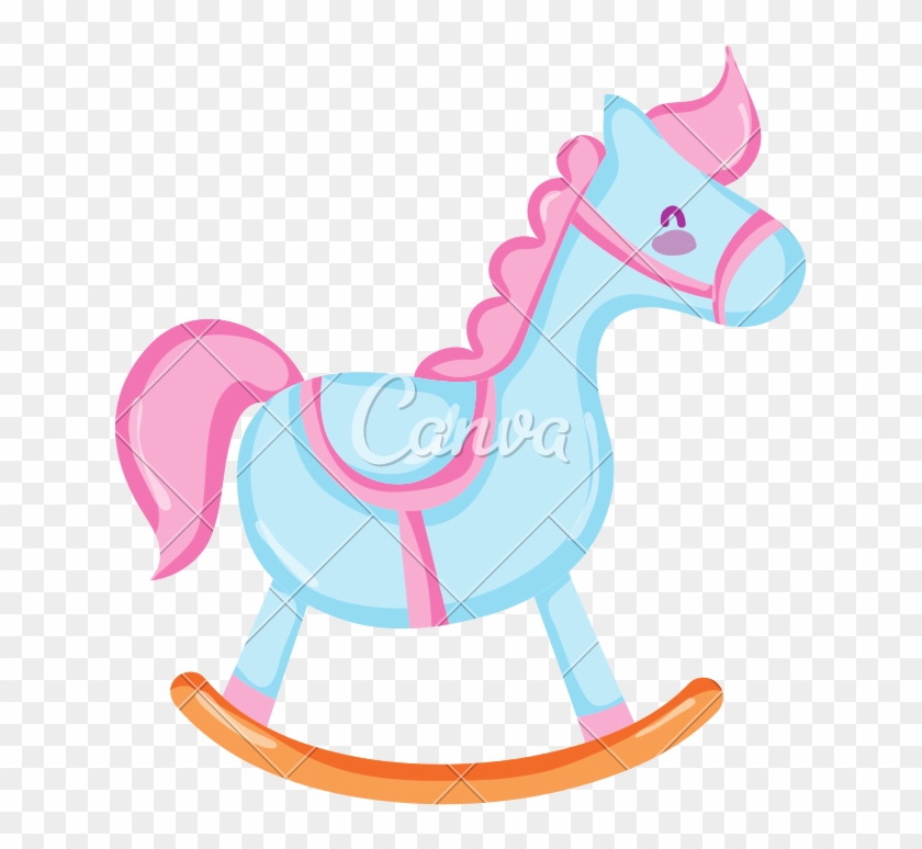 Wooden Rocking Horse Play Toy - Wooden Rocking Horse Play Toy #1588497