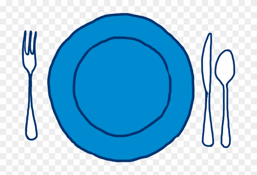 Utensils Clipart Blue Plate - Draw Baby Mario #1588607
