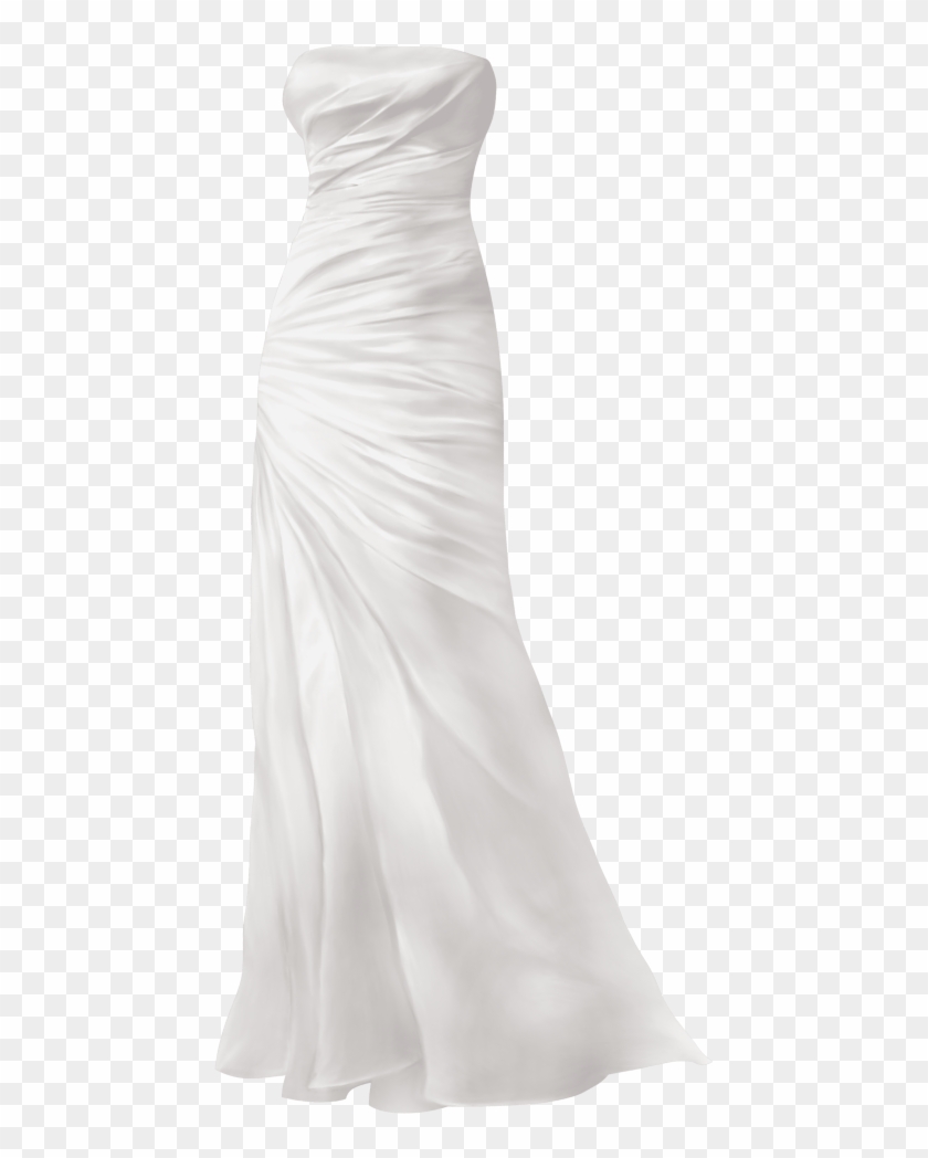 Download Simple Wedding Dress Clipart Png Photo - Simple Wedding Dress Transparent #1588615