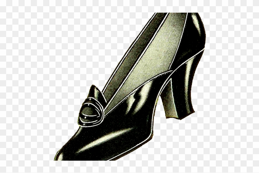 Women Shoes Clipart Vintage - Shoe #1588624