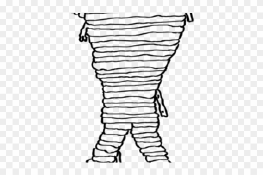 Mummy Clipart Black And White - Cartoon Mummy #1588659