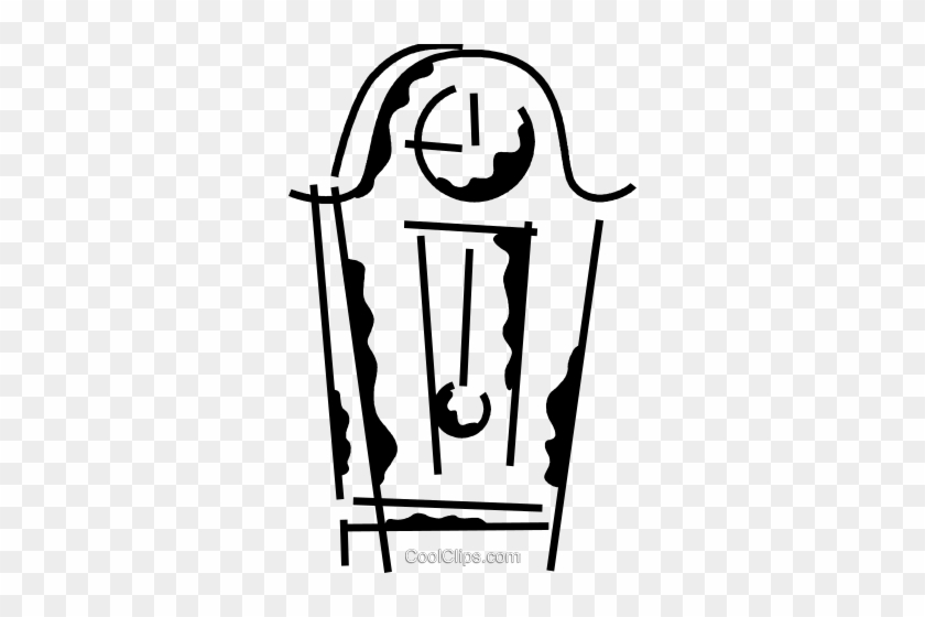 Grandfather Clocks Royalty Free Vector Clip Art Illustration - Grandfather Clocks Royalty Free Vector Clip Art Illustration #1588773