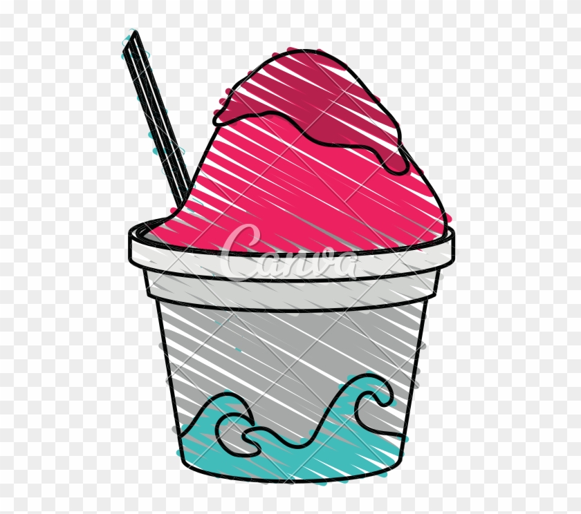 Frozen Yogurt Icon - Frozen Yogurt Graphic #1588800