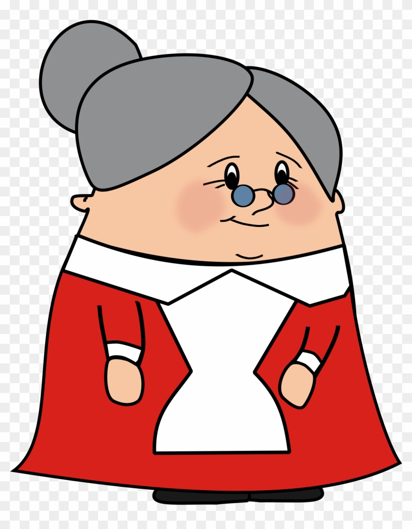 Big Image - Old Woman Cartoon Transparent Background #1588856