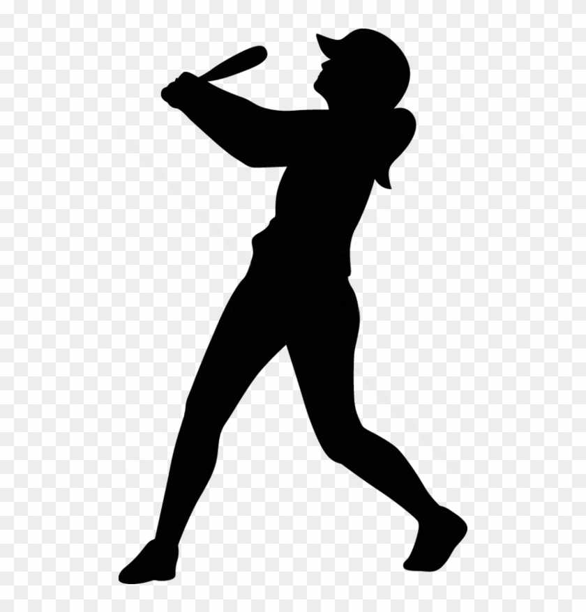 531 X 800 6 0 - Softball Silhouette Png #1588884