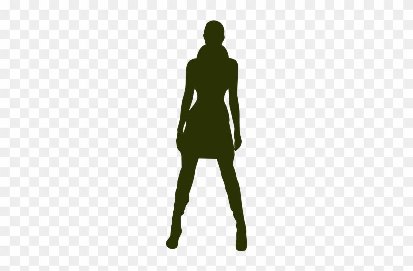 Winter Fashion Girl Silhouette Transparent Png - Illustration #1588885