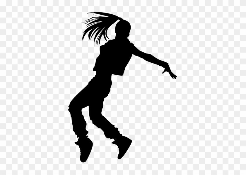 374 X 518 7 0 - Hip Hop Dance Silhouette Png #1588886