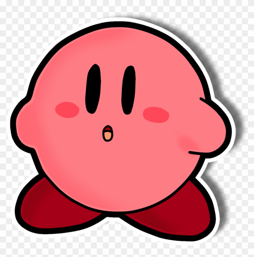 Kirby Clipart Cute - Paper Mario Kirby #1588890