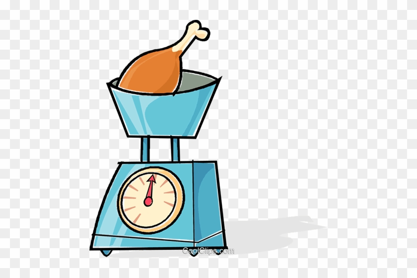 Food Scale Royalty Free Vector Clip Art Illustration - Food Scale Clip Art #1588932