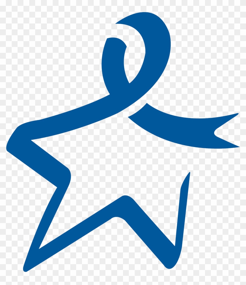 Colon Cancer Ribbon Png - Colon Cancer Star #1589002