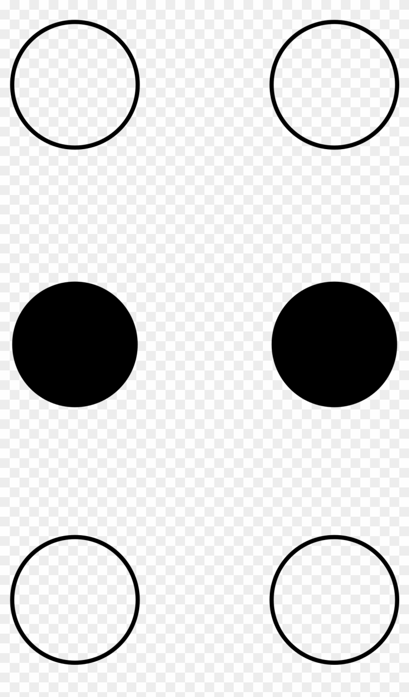 File Braille Svg Wikimedia Transparent Background - Braille Colon #1589006