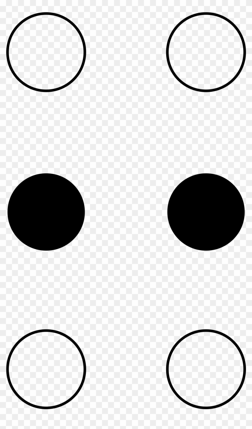 File Braille Svg Wikimedia Transparent Background - Braille Colon #1589006