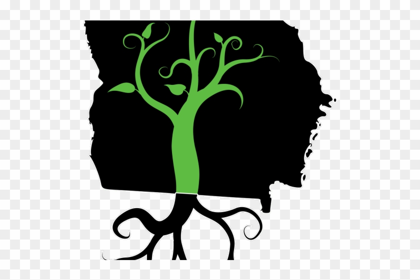 Roots Clipart Landscaping - Map Of Georgia #1589150