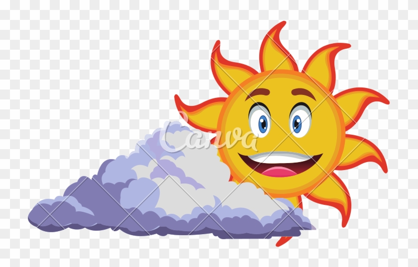 Smiling Sun Cartoon Mascot Character Image - Cartoon #1589177