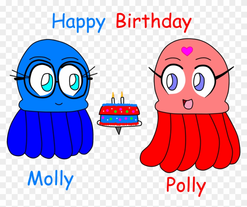 Happy Birthday Polly And Molly By Benthecutesquirrel - Blue Eyes Birthday #1589193