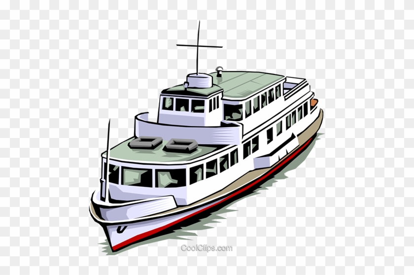 Boat Royalty Free Vector Clip Art Illustration - Clipart Of Transportation By Water #1589195