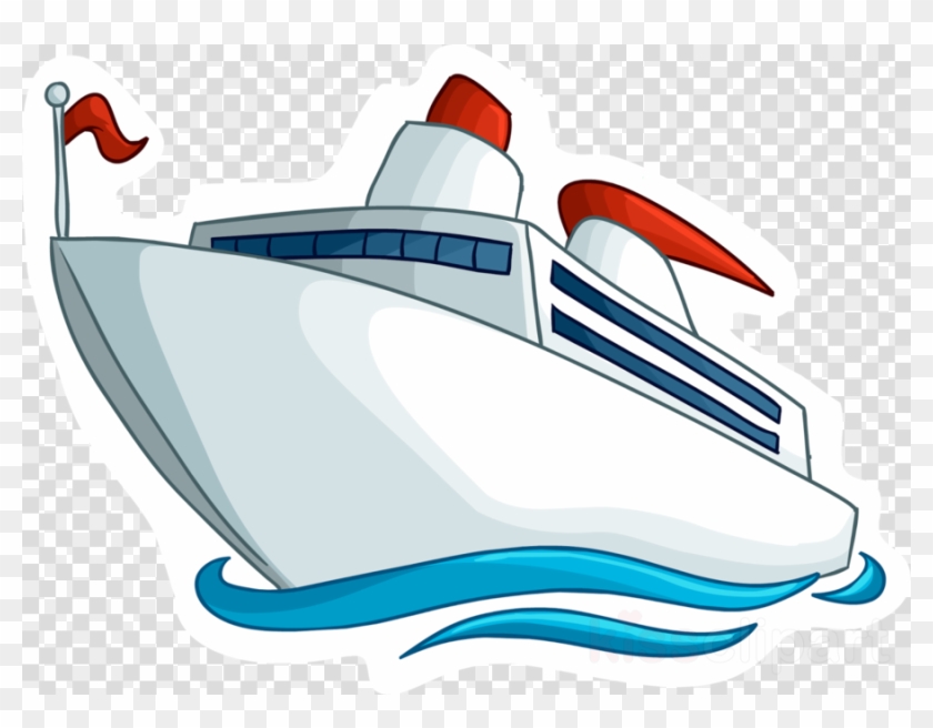 Cartoon Carnival Cruise Ship - Free Transparent PNG Clipart Images Download