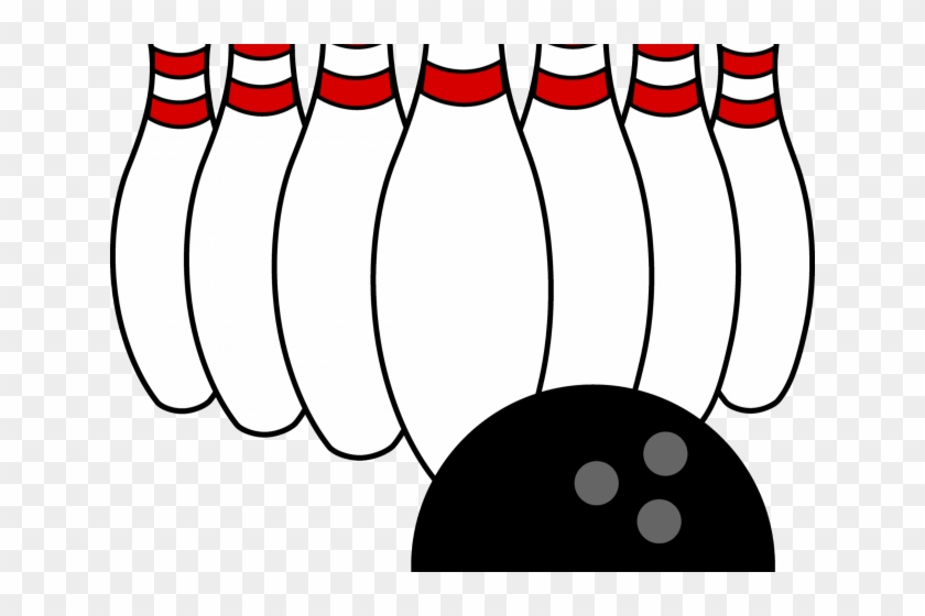 Bowling Clipart Skittles - Transparent Cartoon Bowling Pins #1589247