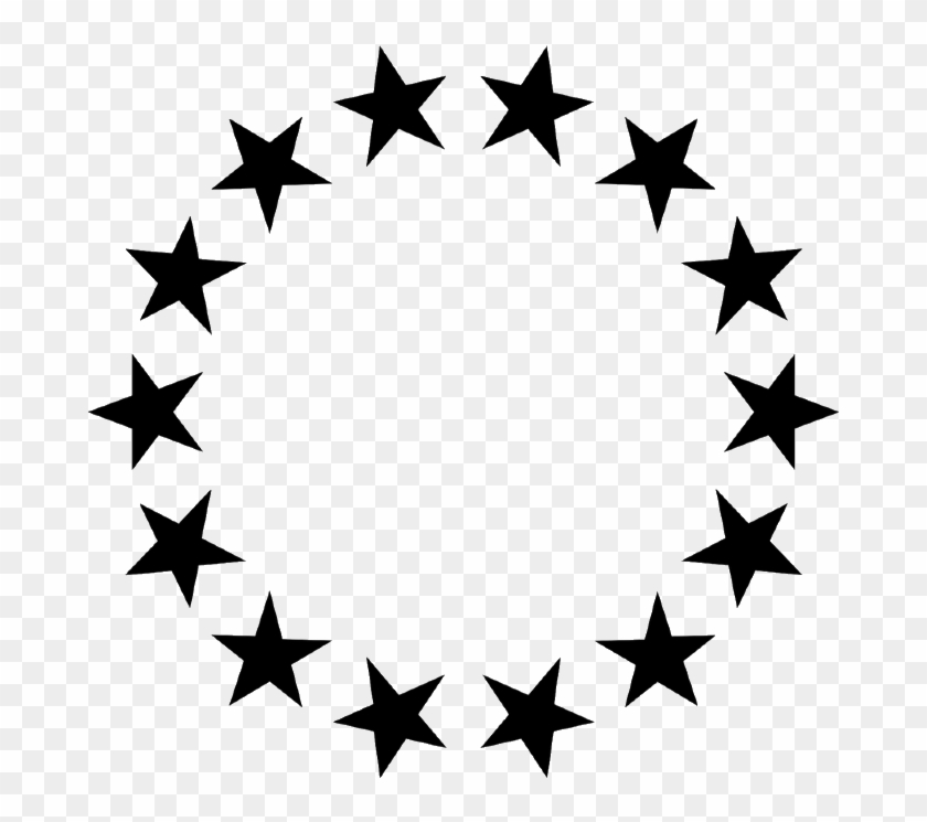 Star Circle Circleframe Stars Blackstar Blackstars - South Effingham High School Logo #1589251