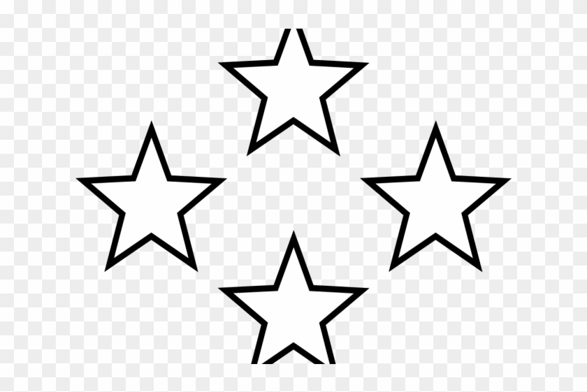 Stars Clipart Art - Clip Art Stars Black And White #1589271