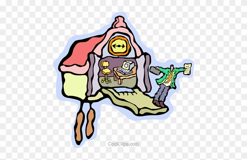 Cuckoo Clock Royalty Free Vector Clip Art Illustration - Cuckoo Clock Royalty Free Vector Clip Art Illustration #1589274