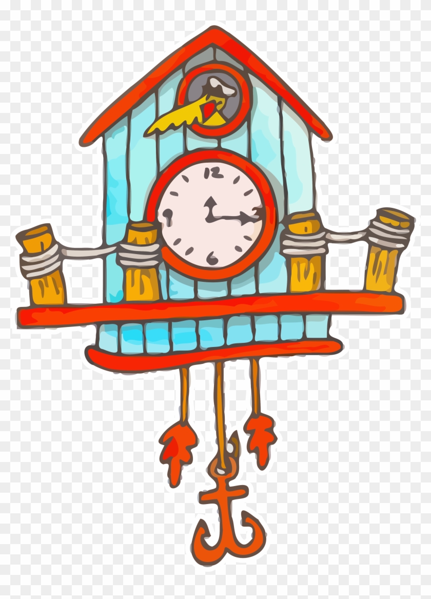 Cuckoo Cartoon Clock Clip Art Clipart Png Cuckoo Clock Free Clipart