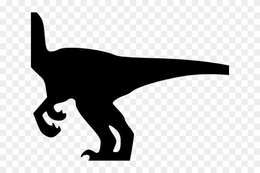 Velociraptor Clipart Dinosaur Silhouette - Lesothosaurus #1589316