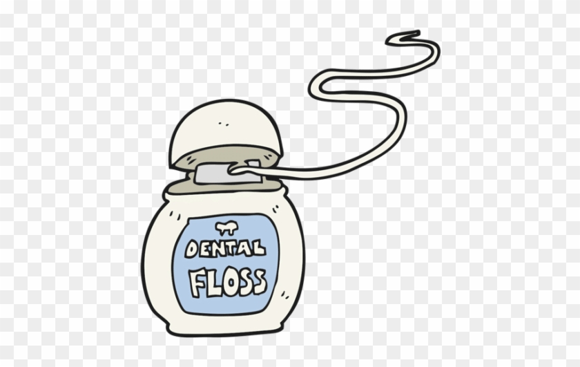 Personal Care Products Vocabulary In English - Floss Cartoon #1589469