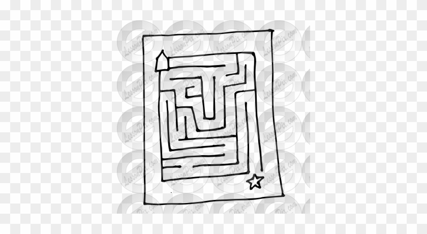 Maze Clip Art - Maze Clip Art #1589510