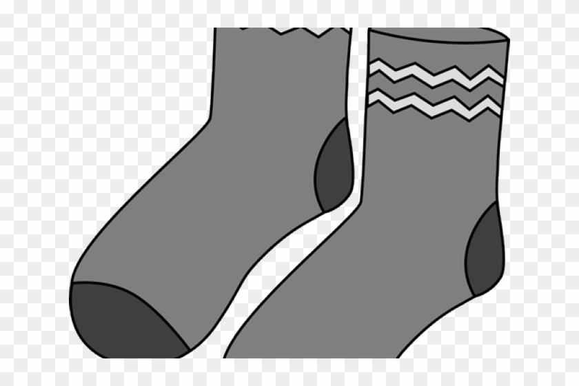 Socks Clipart One Sock - Socks Clip Art #1589532