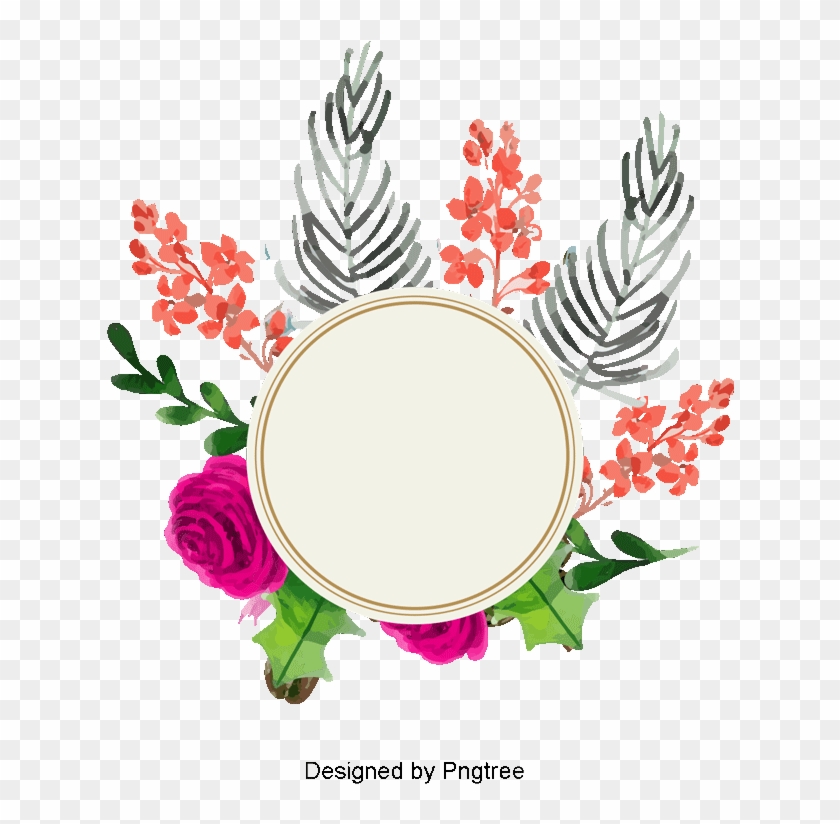 Vector Floral Border, Hd, Vector, Spring Flowers Png - Vector Floral Hd #1589541