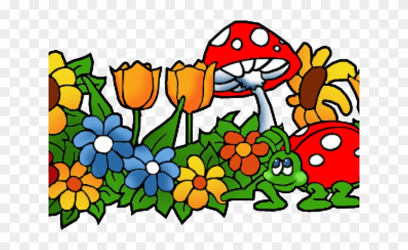 Spring Flowers Clipart - Flower Garden Clip Art #1589547