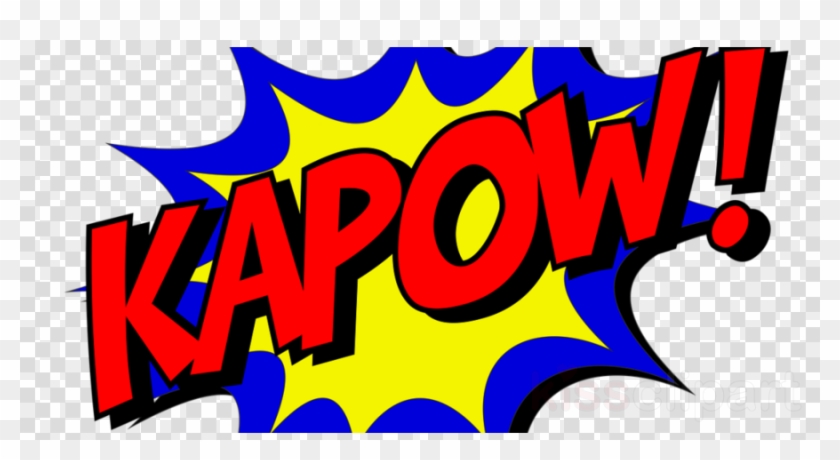 Kapow Zap Pow Comic Book Themed Shower Curtain For - Poster #1589625