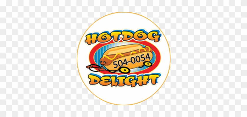 Hotdog Delight Logo - Calligraphy #1589643
