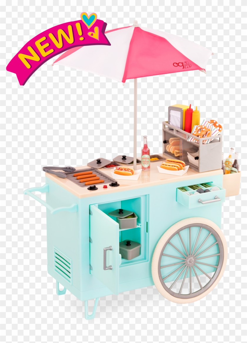 Retro Hot Dog Cart - Our Generation Hot Dog Cart #1589649