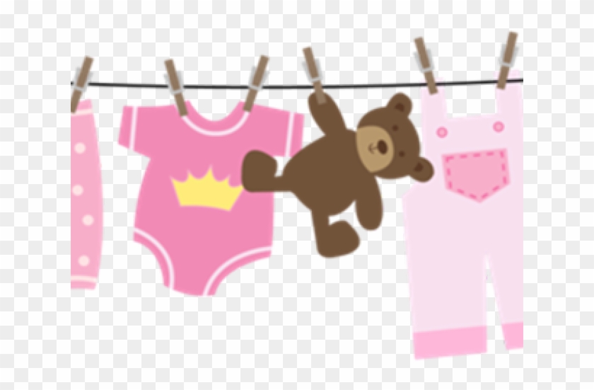 Baby Clipart Clothesline - Baby Clothesline Png #1589685